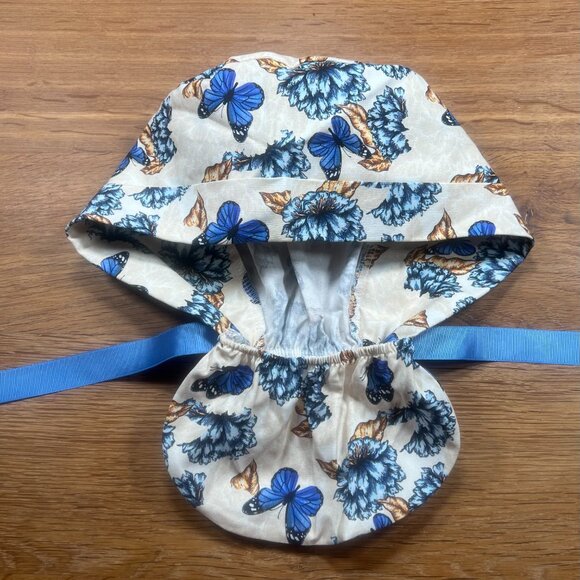 NWOT Ponytail scrub cap, scrub hat, surgical cap, ponytail scrub hat - Picture 3 of 4